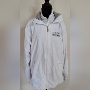 Porsche Design White Jacket Boxster Launch 2012 2 In 1 With Lining Size L